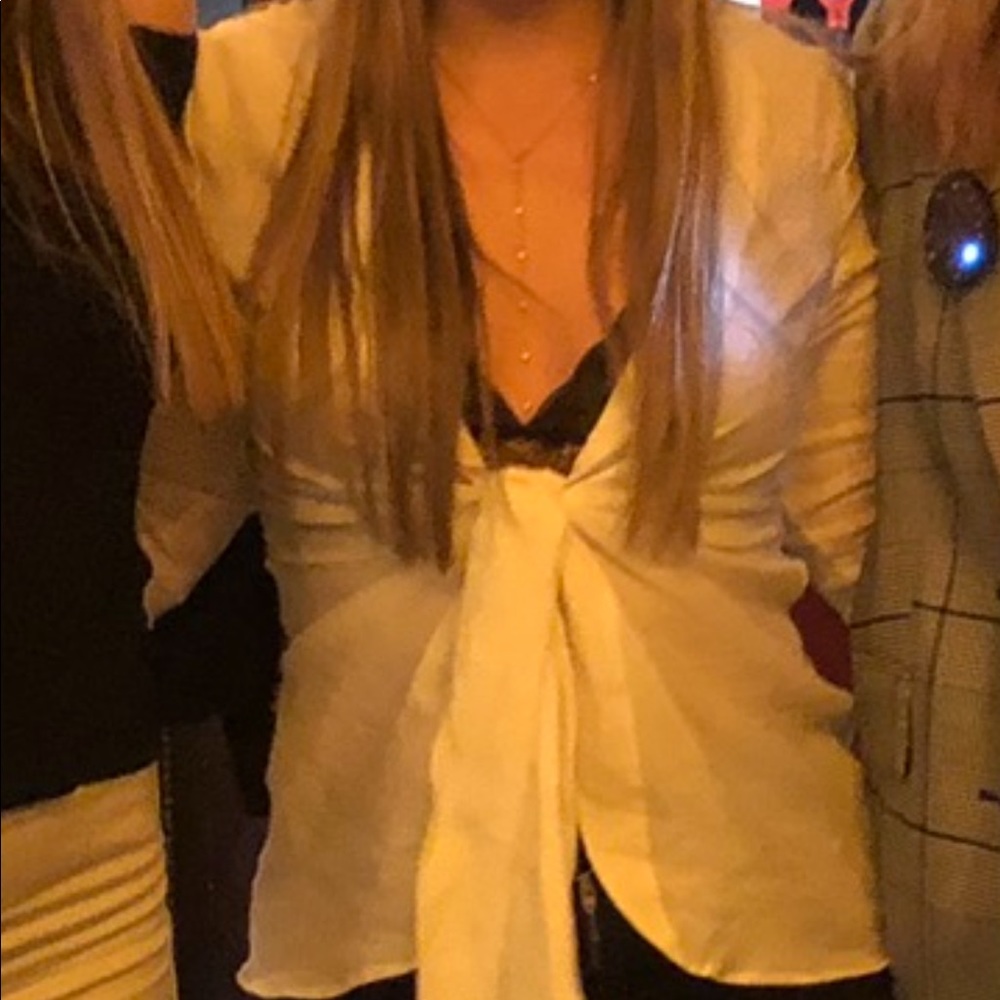 Neiman Marcus Linen Top - Picture 4 of 4